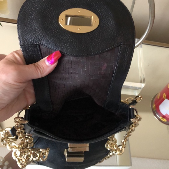 Cole Haan Saddle Leather Mini Crossbody Bag - Picture 9 of 11